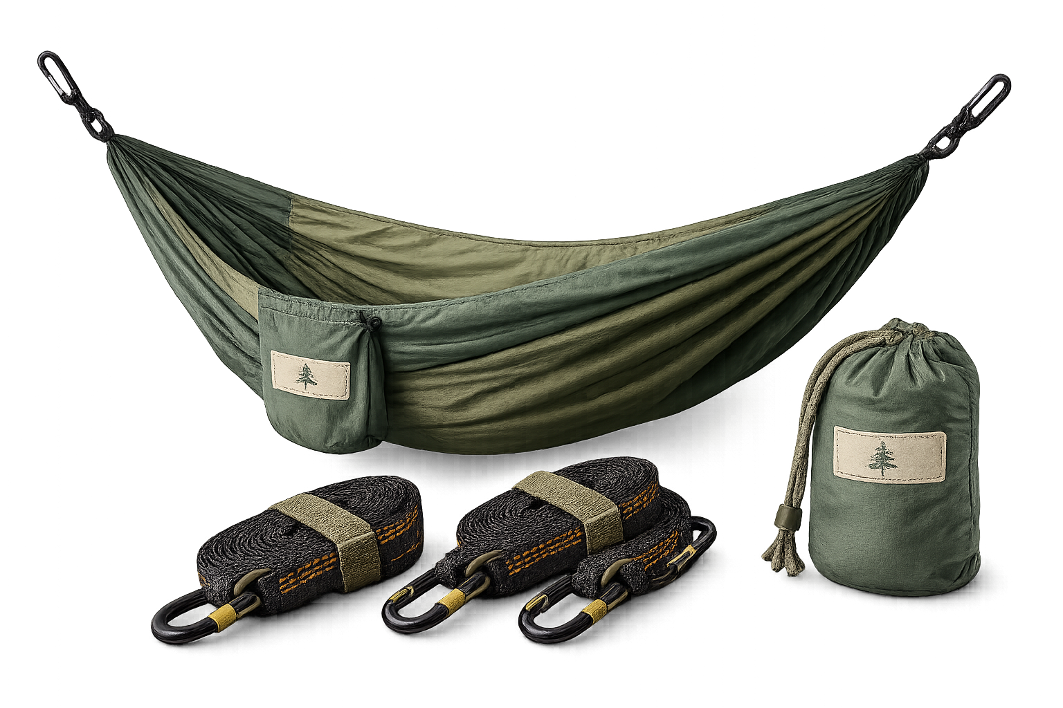 Portable camping hammock